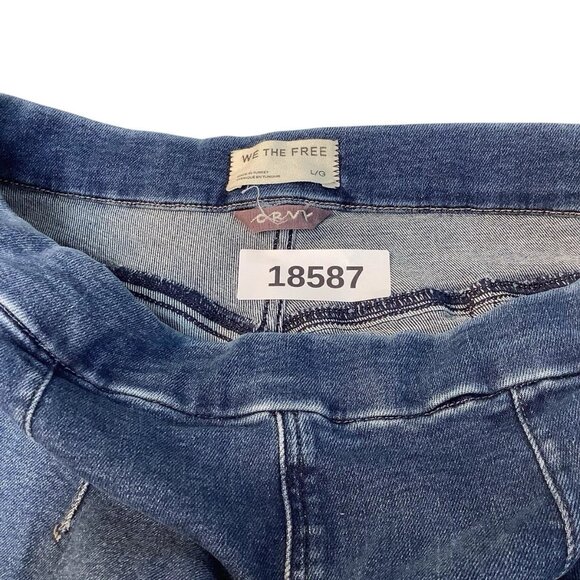 We The Free Curvy Pull On Stretch Jeans Womens Size Large - Picture 10 of 10